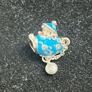 Sterling silver Pandora Alice in wonderland charm Authentic
